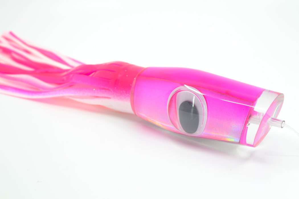 Big T Lures Magenta-Silver Rainbow Leopard 12" 10.7oz Skirted Hot Pink-White