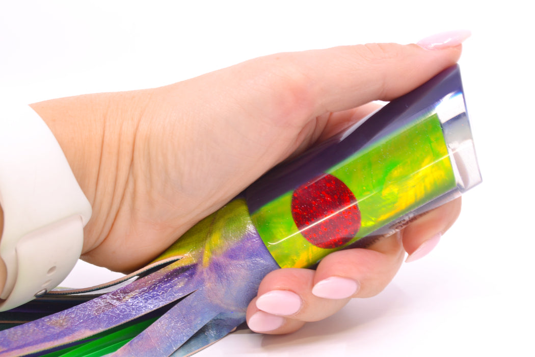 Marlin Magic Lures Green MOP Blue Back Large Tube 12" 7oz ALV Vinyl Yellowfin