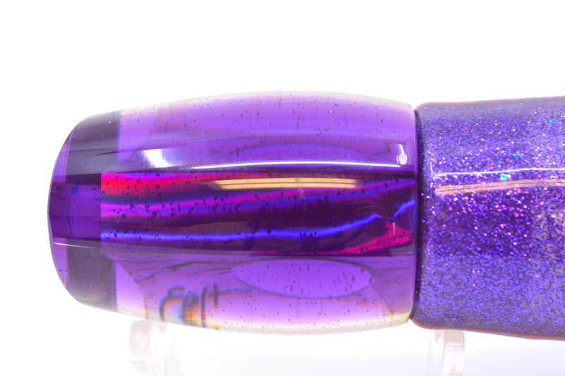 Marlin Magic White Abalone Purple Back Taxi Eyes Baby Ruckus 10" 6.5oz Skirted Purple