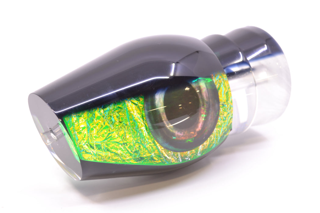 Moyes Lures Green Dichro Black Back Taxi Eyes XL Sumo 16" 13oz GZE