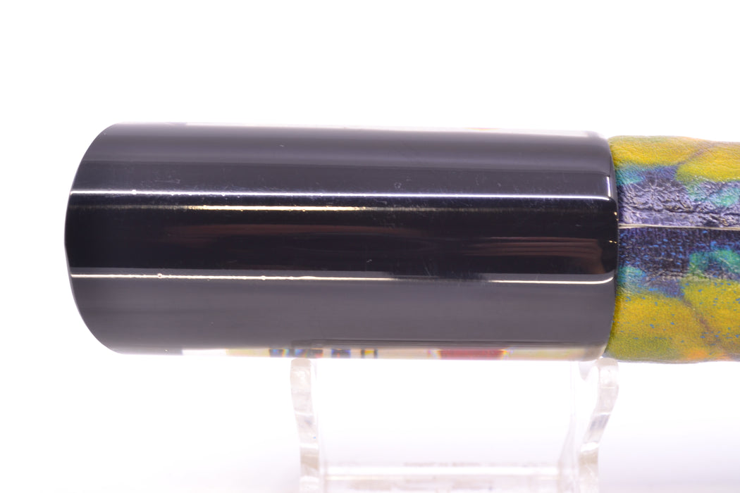 Marlin Magic Lures Golden MOP Black Back Large Tube 12" 7oz ALV Vinyl Yellowfin GZE