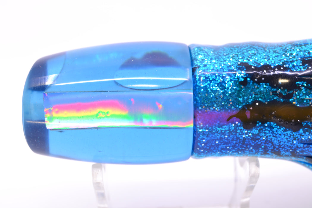 Marlin Magic Ice Blue Awabi Red Eyes Baby Ruckus 10" 6.5oz Skirted Blue-Silver