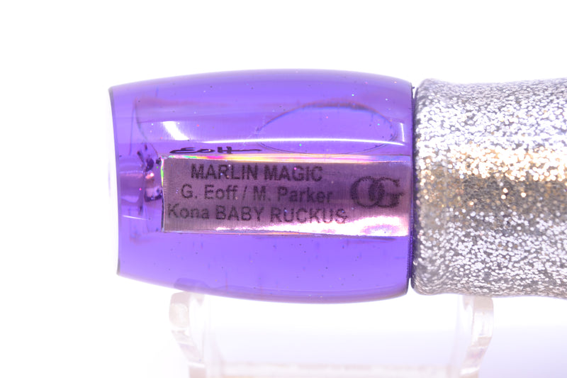 Marlin Magic Purple Awabi Baby Ruckus 10" 6.5oz Skirted Purple-Silver