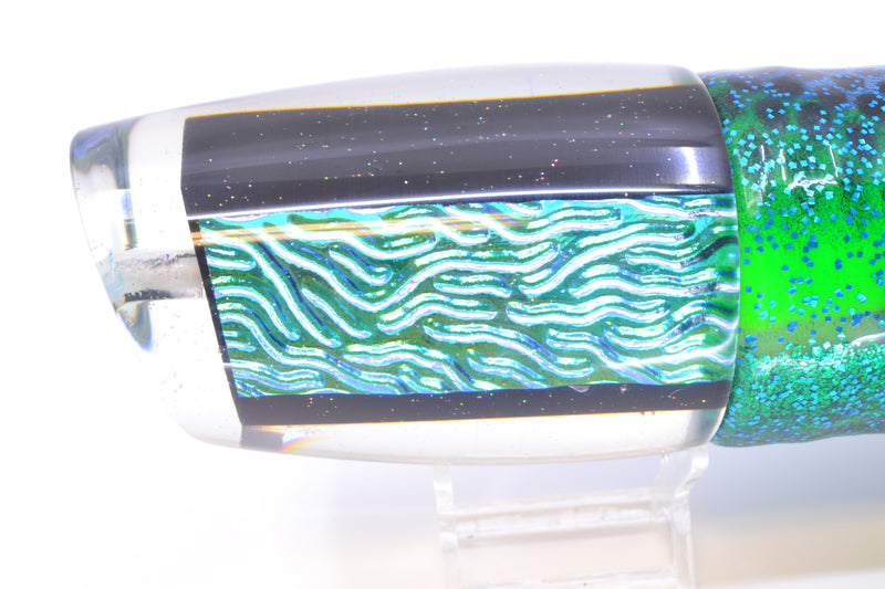 Marlin Magic Ice Blue-Akule Lava Black Magic XXL Ruckus Teaser 18" 20oz Skirted