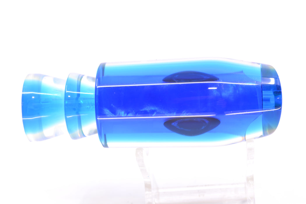 Moyes Lures White MOP Blue-Yellow Back Taxi Eyes Davey Boy 12" 5oz