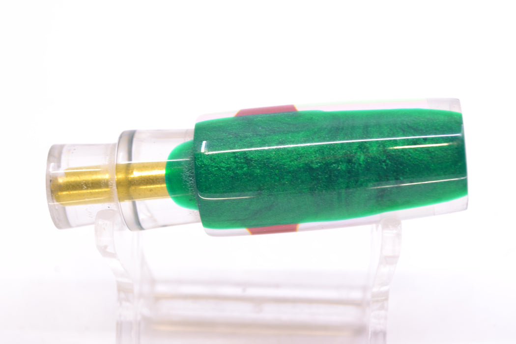 Koya Lures Silver Rainbow Pearl Green Back Red Eyes Hard Head 5.5" 1oz