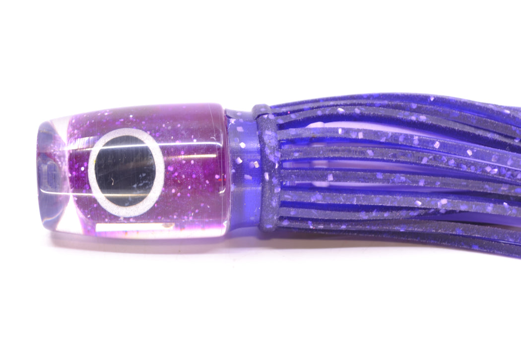 Amaral Lures Purple Pearl Black-Silver Eyes Baby Jararaca 5" 1.4oz Purple/Lavender
