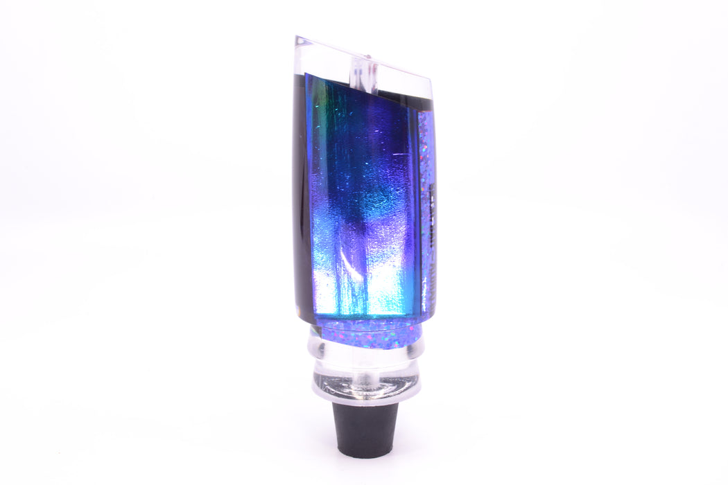 Aloha Lures Purple-Blue-Teal Dichro Purple Rainbow Smash Bait 14" 9.5oz