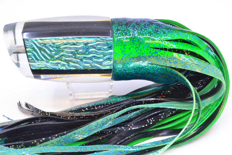 Marlin Magic Ice Blue-Akule Lava Black Magic XXL Ruckus Teaser 18" 20oz Skirted