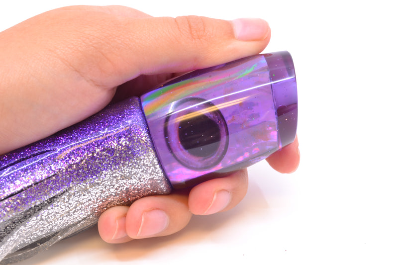 Marlin Magic Purple Awabi Baby Ruckus 10" 6.5oz Skirted Purple-Silver