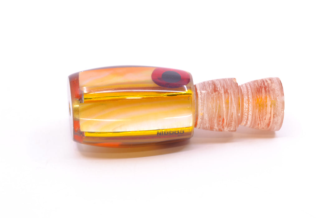 Coggin Lures Golden MOP Root Beer Back Black-Red Eyes Maui Peanut 5.5" 1.6oz