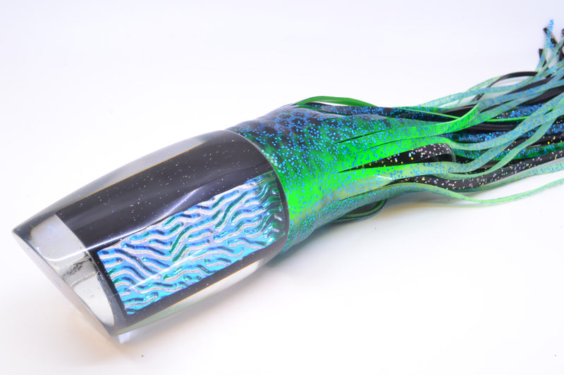 Marlin Magic Ice Blue-Akule Lava Black Magic XXL Ruckus Teaser 18" 20oz Skirted