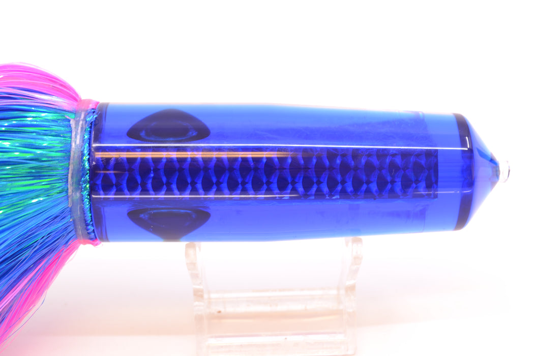 Moyes Lures Blue-Pink Dichro Blue Back XL Sicario Bullet 14" 13.5oz EZ Flash Blue Dream