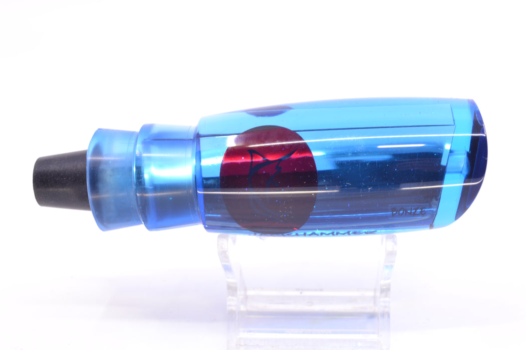 Bonze Lures Ice Blue Mirrored Red Eyes Jackhammer 10" 6oz