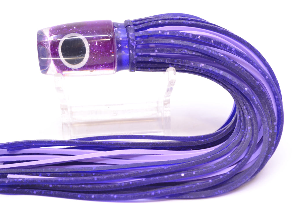 Amaral Lures Purple Pearl Black-Silver Eyes Baby Jararaca 5" 1.4oz Purple/Lavender