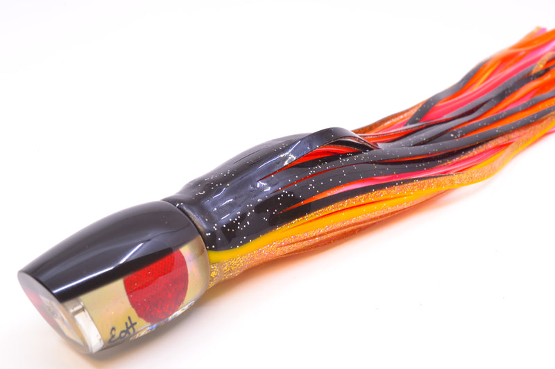 Marlin Magic Golden MOP Black Back Red Eyes Baby Ruckus 10" 6.5oz Skirted Black-Gold