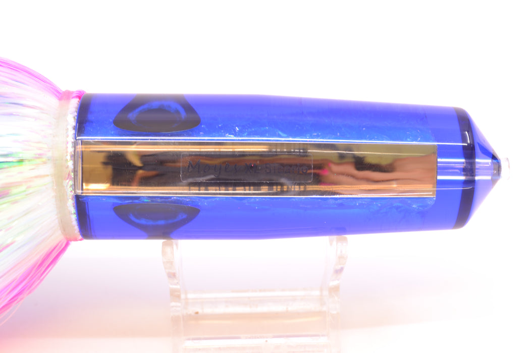 Moyes Lures Blue-Pink Dichro Blue Back XL Sicario Bullet 14" 13.5oz EZ Flash Blue Dream