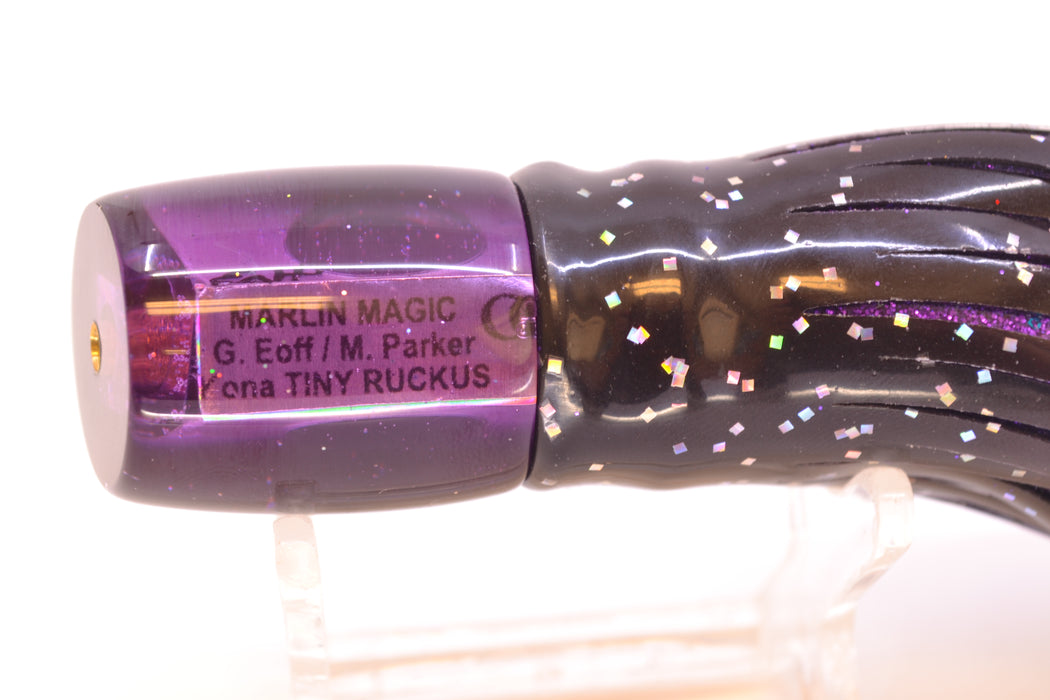 Marlin Magic Purple MOP Black Back Tiny Ruckus 7" 3oz Skirted Black/Purple
