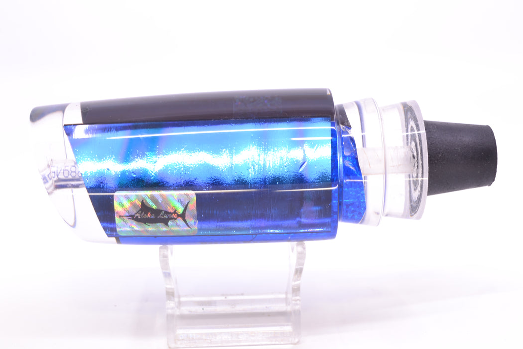 Aloha Lures Teal-Blue-Purple Dichro Blue Rainbow Smash Bait 14" 9.5oz