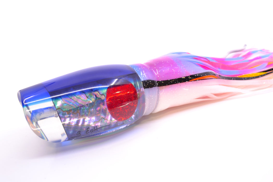 Marlin Magic Abalone Blue Back Red Eyes Super Digga Dog 16" 15.5oz Skirted Gay Bob