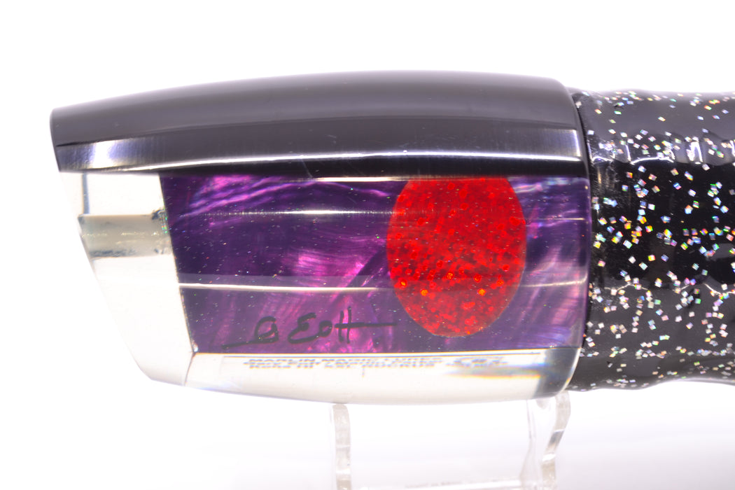 Marlin Magic Purple MOP Black Back XXL Ruckus Teaser 18" 20oz Skirted Black/Purple GZE