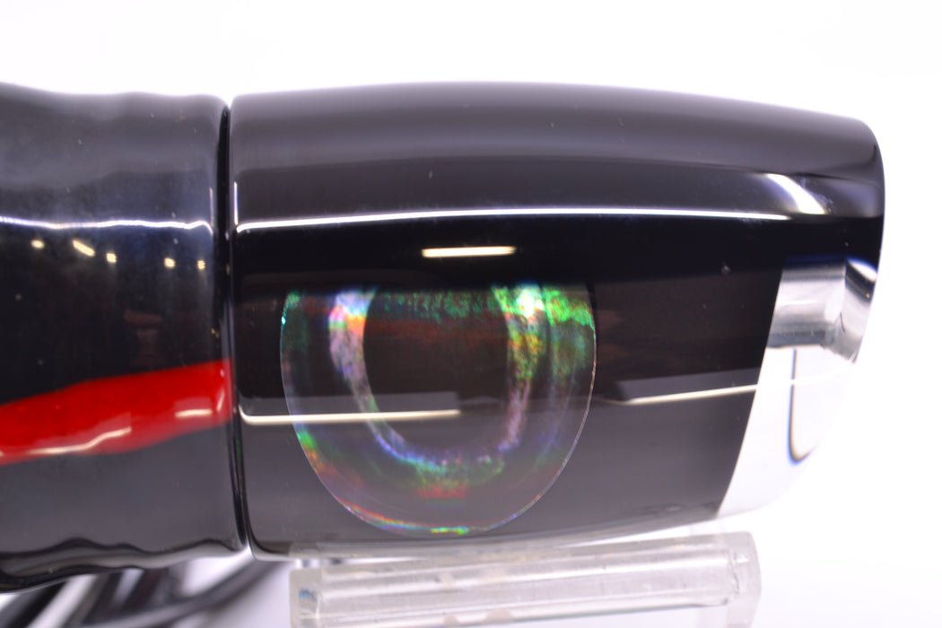 Moyes Lures Black Death Hannibal 14" 9oz Skirted Black/Black