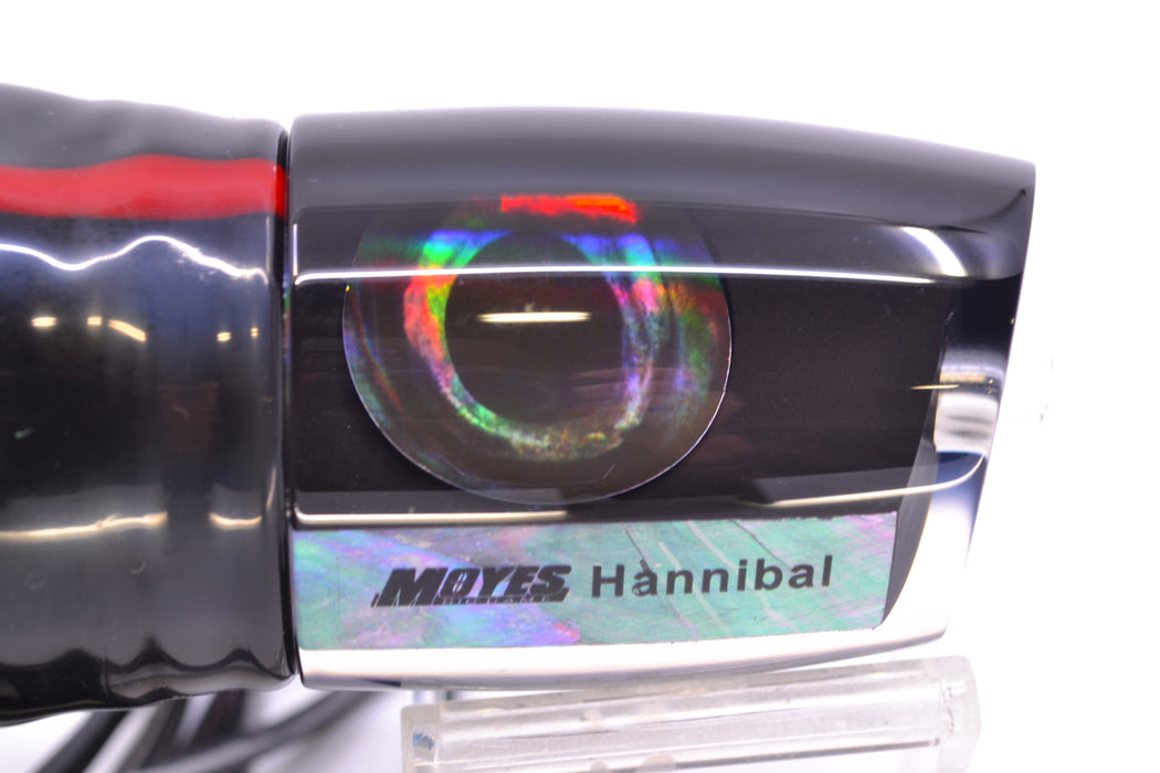 Moyes Lures Black Death Hannibal 14" 9oz Skirted Black/Black