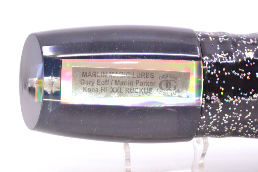 Marlin Magic Purple MOP Black Back XXL Ruckus Teaser 18" 20oz Skirted Black/Purple GZE