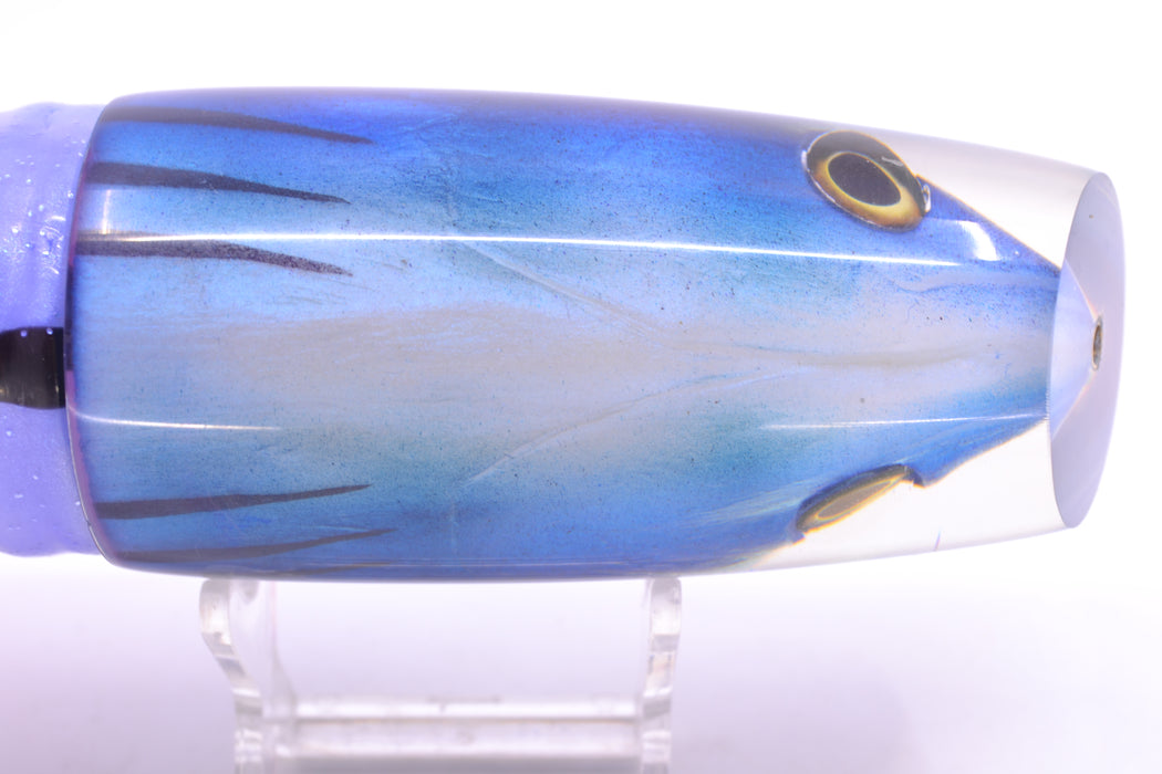 Ali'i Kai Lures Skipjack Fish Head Large Plunger 14" 12.5oz Skirted Gay Bob GZE