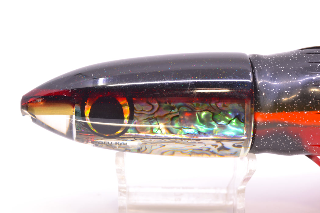 Polu Kai Paua Shell Black-Red Back Rocket Man Bullet 9"+ 11.5oz Skirted Black-Red Pre-Owned GZE