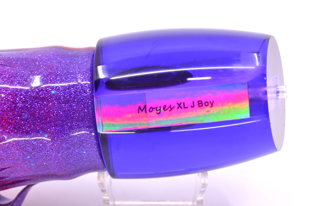 Moyes Lures Light Purple MOP Purple Back XL J-Boy Teaser 18.2oz Skirted Purple