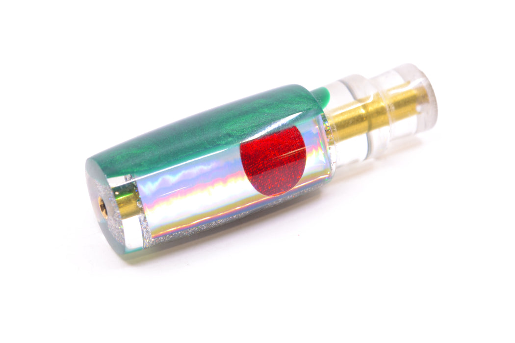 Koya Lures Silver Rainbow Pearl Green Back Red Eyes Hard Head 5.5" 1oz