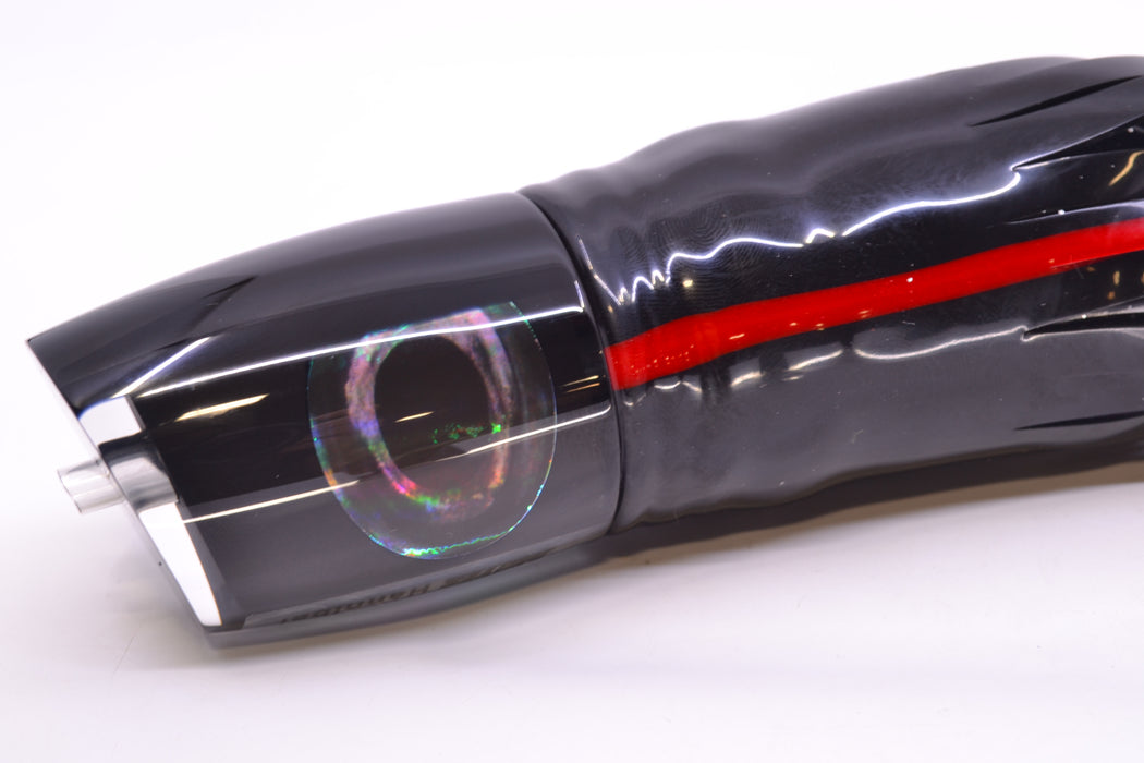 Moyes Lures Black Death Hannibal 14" 9oz Skirted Black/Black