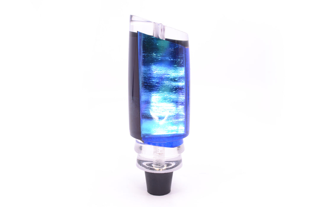 Aloha Lures Teal-Blue-Purple Dichro Blue Rainbow Smash Bait 14" 9.5oz