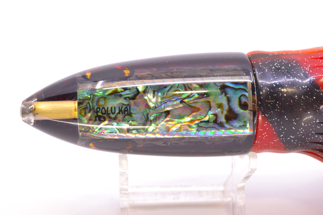 Polu Kai Paua Shell Black-Red Back Rocket Man Bullet 9"+ 11.5oz Skirted Black-Red Pre-Owned GZE