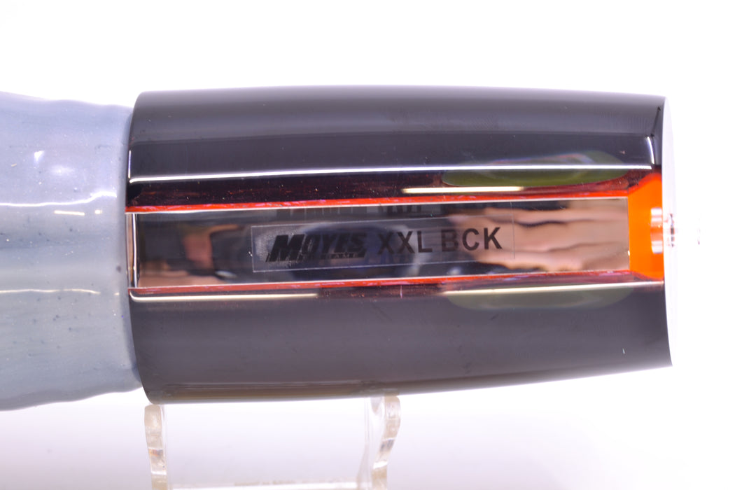 Moyes Lures Orange Dichro Black Back Taxi Eyes XXL B.C.K. Teaser 22oz Skirted