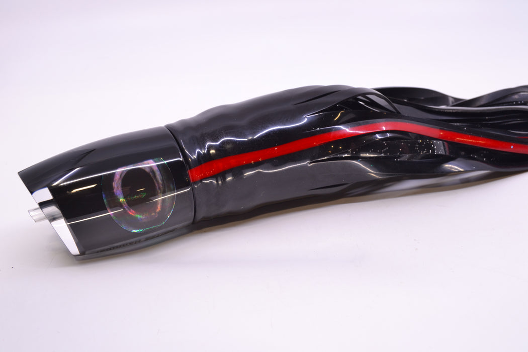 Moyes Lures Black Death Hannibal 14" 9oz Skirted Black/Black