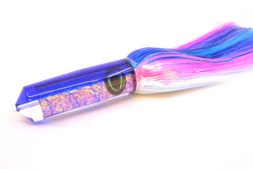 Moyes Lures Blue-Pink Dichro Blue Back XL Sicario Bullet 14" 13.5oz EZ Flash Blue Dream