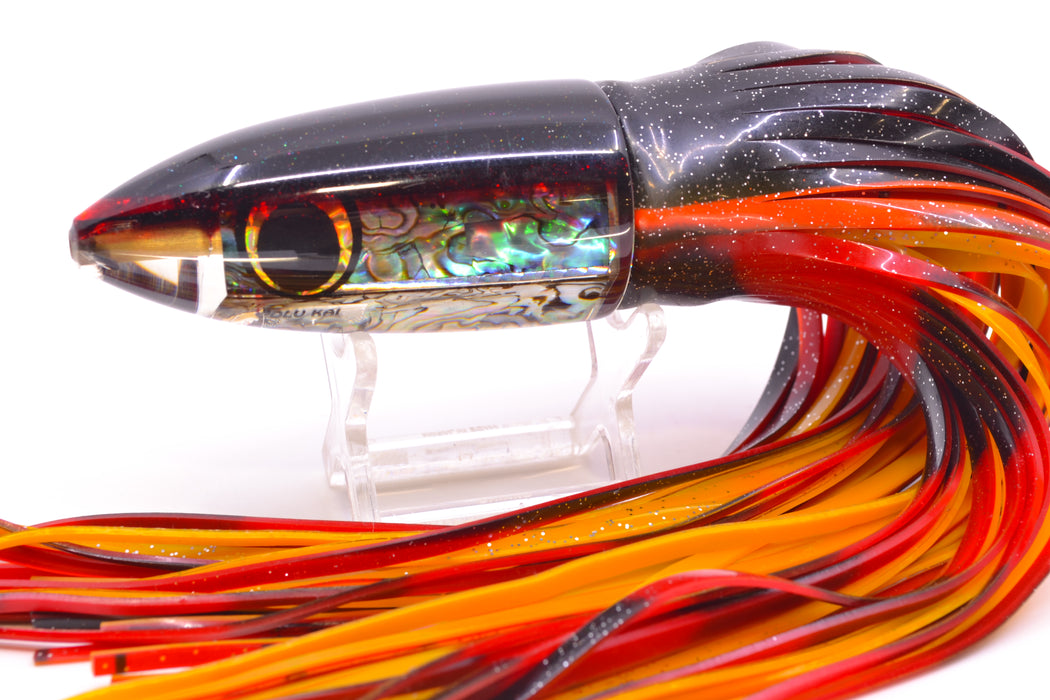 Polu Kai Paua Shell Black-Red Back Rocket Man Bullet 9"+ 11.5oz Skirted Black-Red Pre-Owned GZE