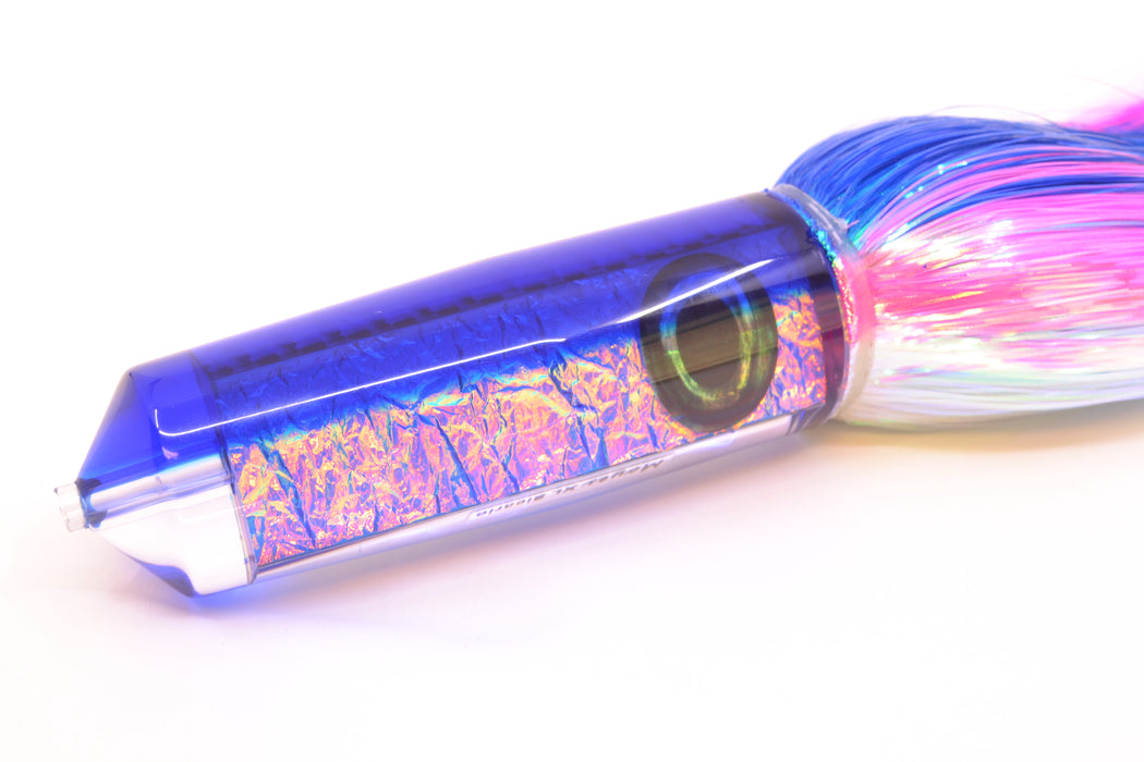 Moyes Lures Blue-Pink Dichro Blue Back XL Sicario Bullet 14" 13.5oz EZ Flash Blue Dream