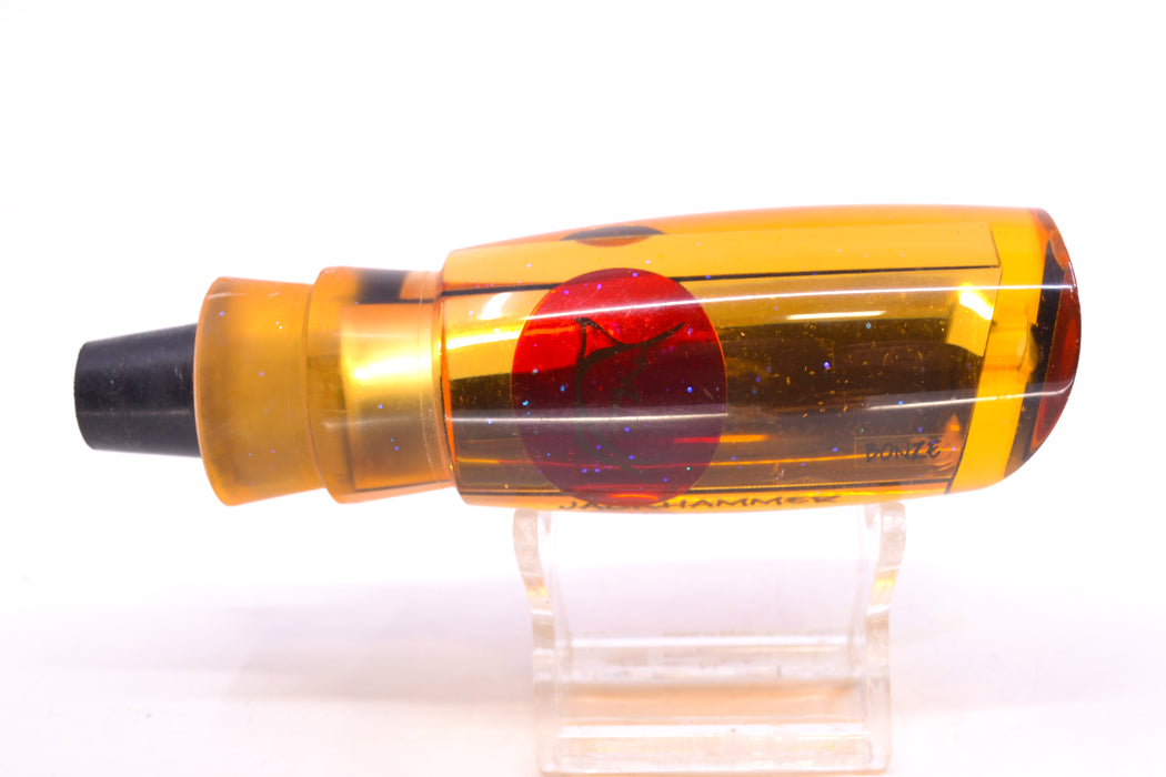 Bonze Lures Orange Mirrored Red Eyes Jackhammer 10" 6oz