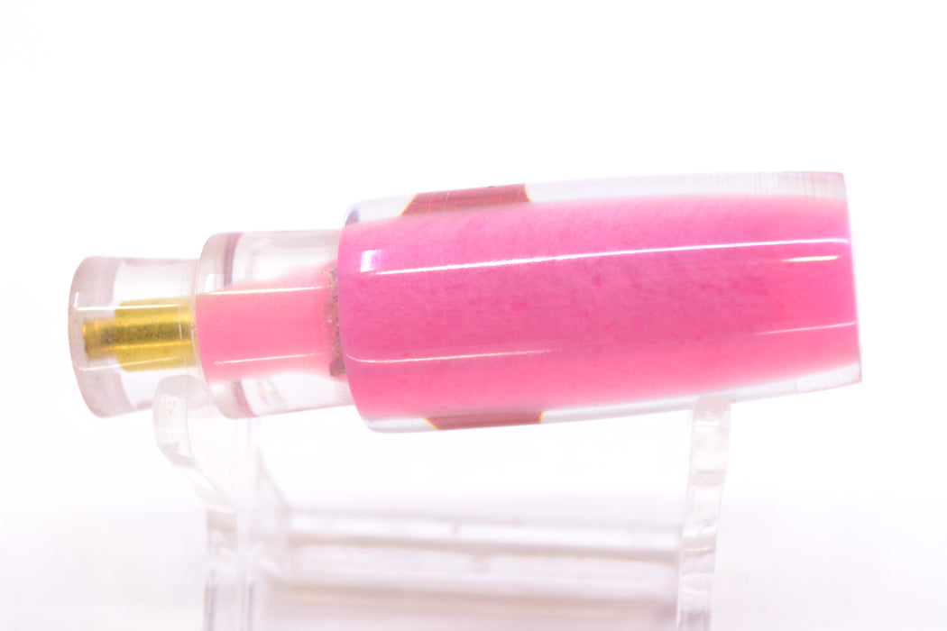 Koya Lures Clear Mirrored Pink Back Red Eyes Hard Head 5.5" 1oz