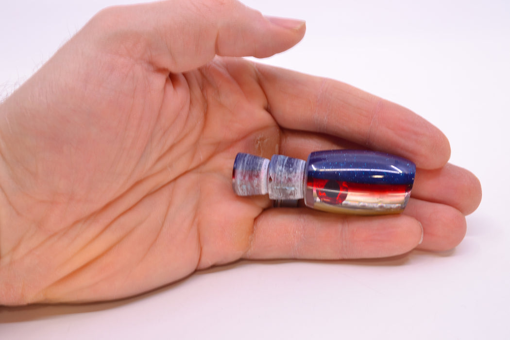 Coggin Lures Golden MOP Blue-Red Back Black-Red Eyes Maui Peanut 5.5" 1.6oz