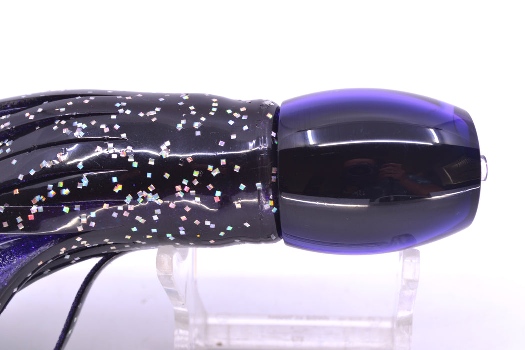 Moyes Lures Purple MOP Black Back Taxi Eyes NEW Small Blaster 9" 4.5oz Skirted Black