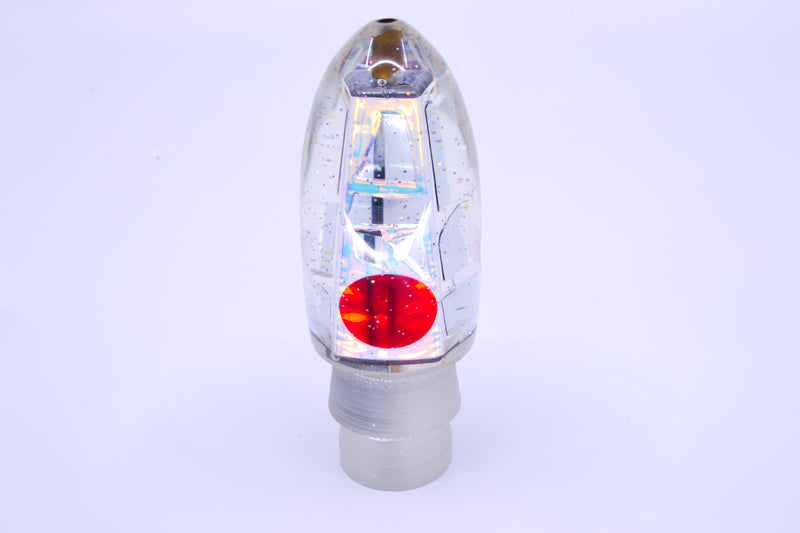 Tanigawa Lures Ice Rainbow Cracked Glass Red Eyes Ahi Bomb Bullet 9"+ 7.5oz