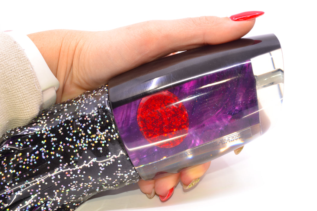 Marlin Magic Purple MOP Black Back XXL Ruckus Teaser 18" 20oz Skirted Black/Purple GZE