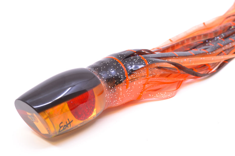 Marlin Magic Orange Awabi Black Back Red Eyes Baby Ruckus 10" 6.5oz Skirted