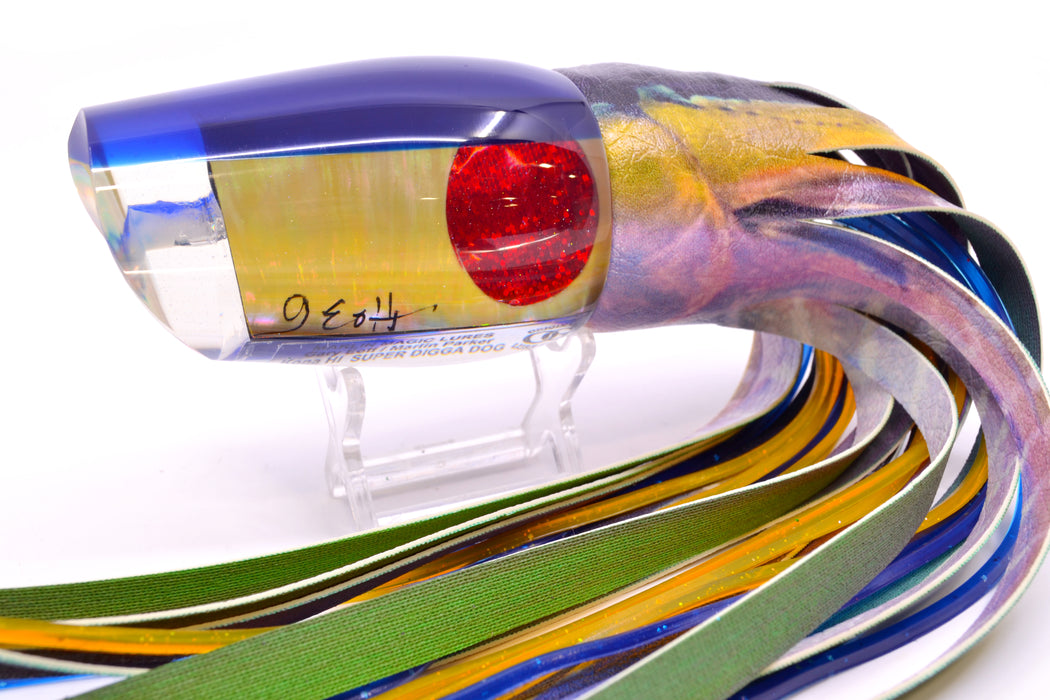 Marlin Magic Golden MOP Blue Back Red Eyes Super Digga Dog 16" 12oz ALV Yellowfin