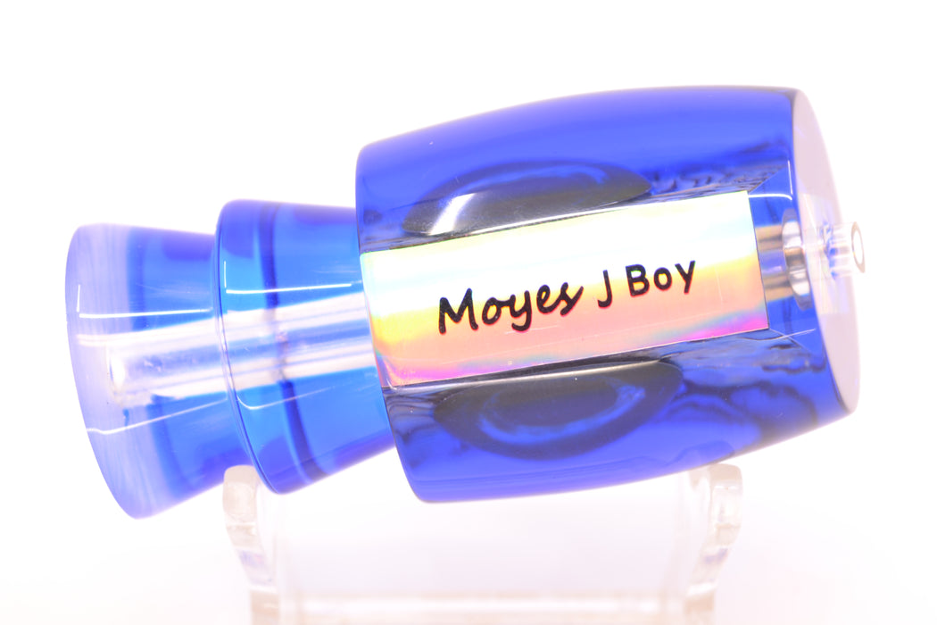 Moyes Lures Paua Shell Blue Back Taxi Eyes Medium J-Boy 12" 4oz