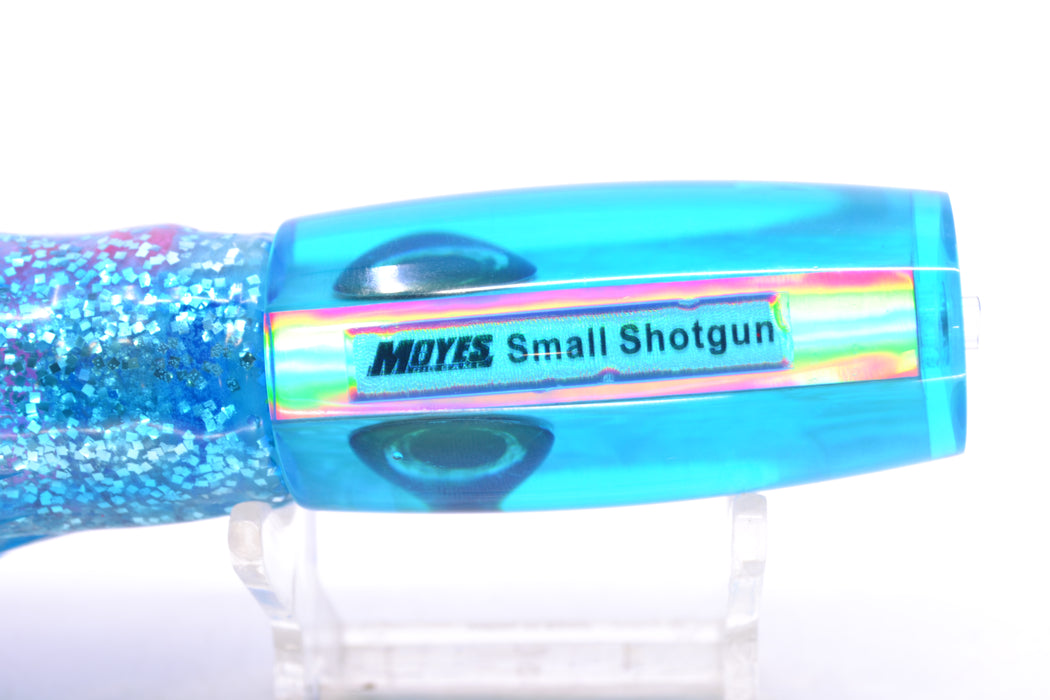 Moyes Lures Ice Blue Awabi Taxi Eyes Small Shotgun 9" 4oz Skirted Blue/Pink-Silver GZE